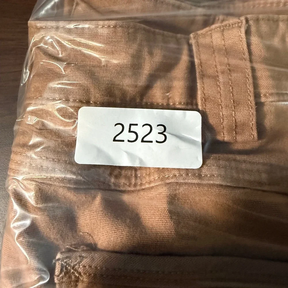 Duluth Trading Co Cargo Pants Mens 42x32 (FITS 42x31) Brown Flex Fire Hose Work